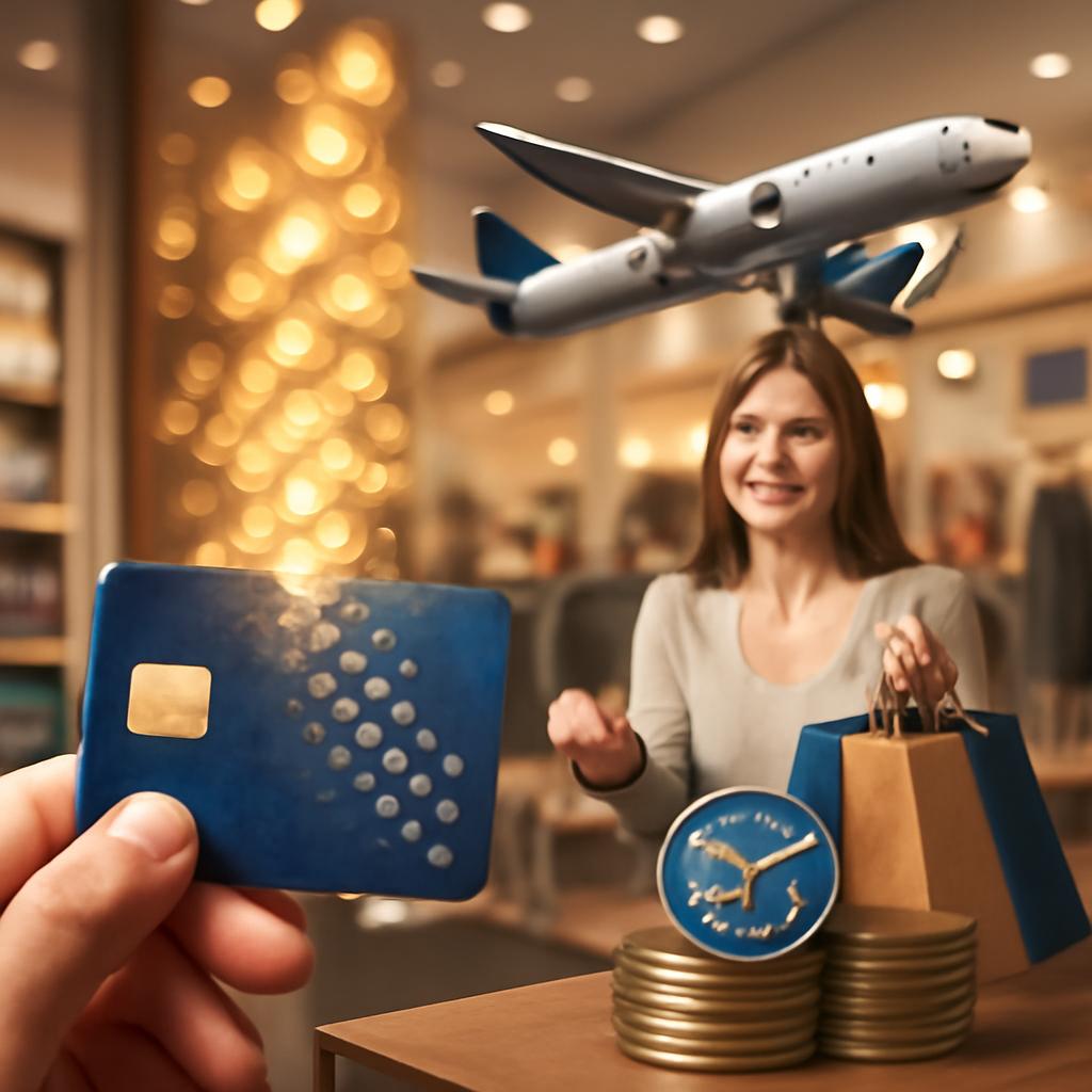 pontos cartão para compras em lojas físicas
