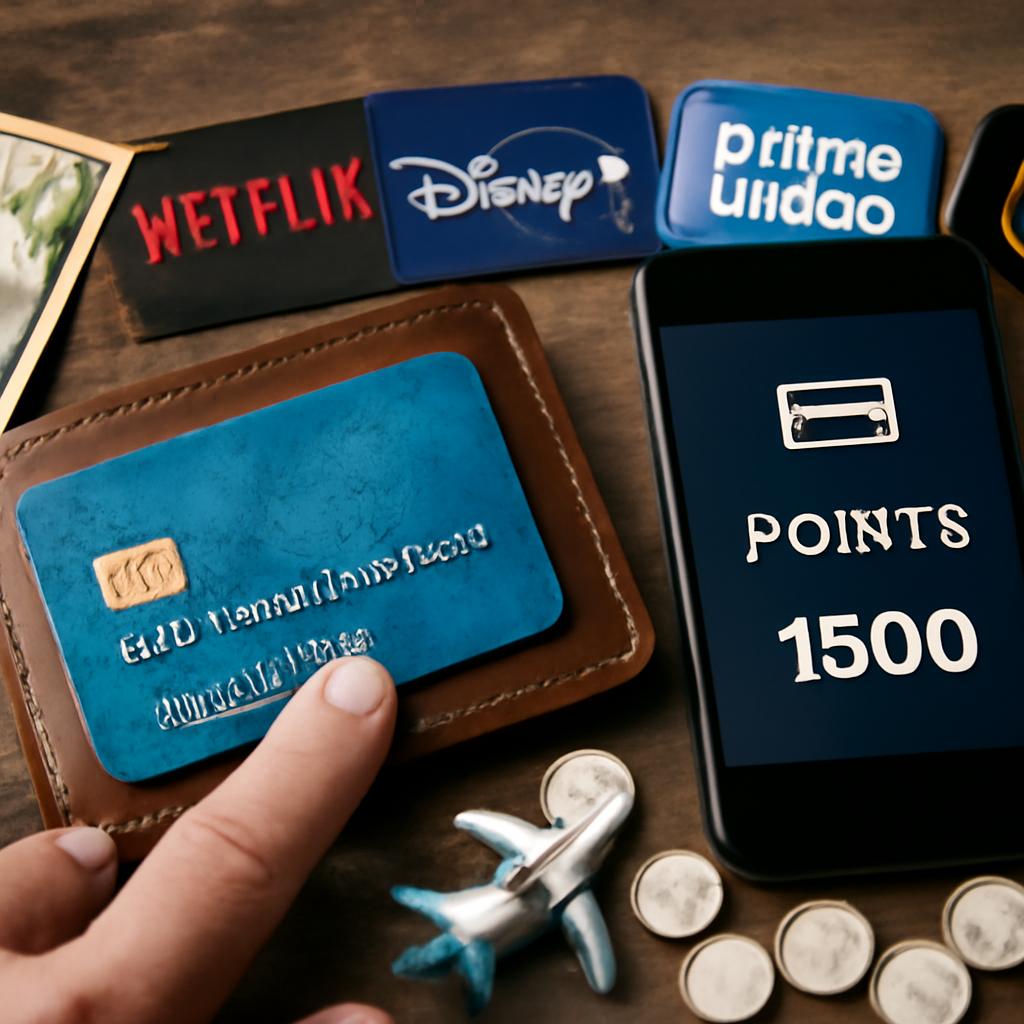 pontos cartão para pagar streamings