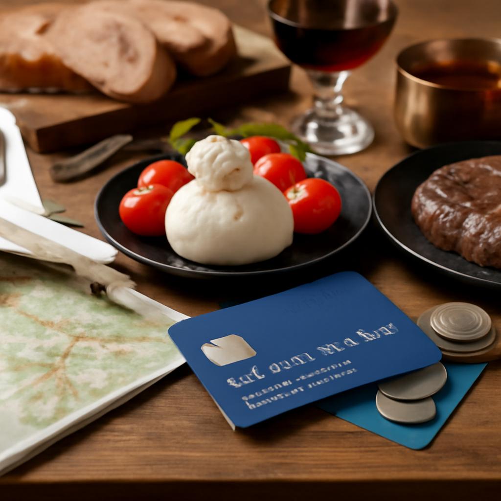 pontos do cartão para reserva de experiências gastronômicas