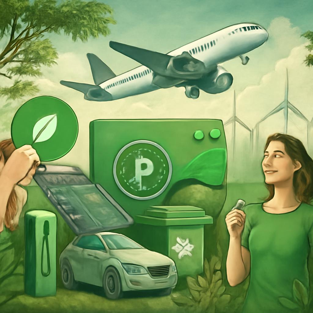 pontos e sustentabilidade: iniciativas verdes