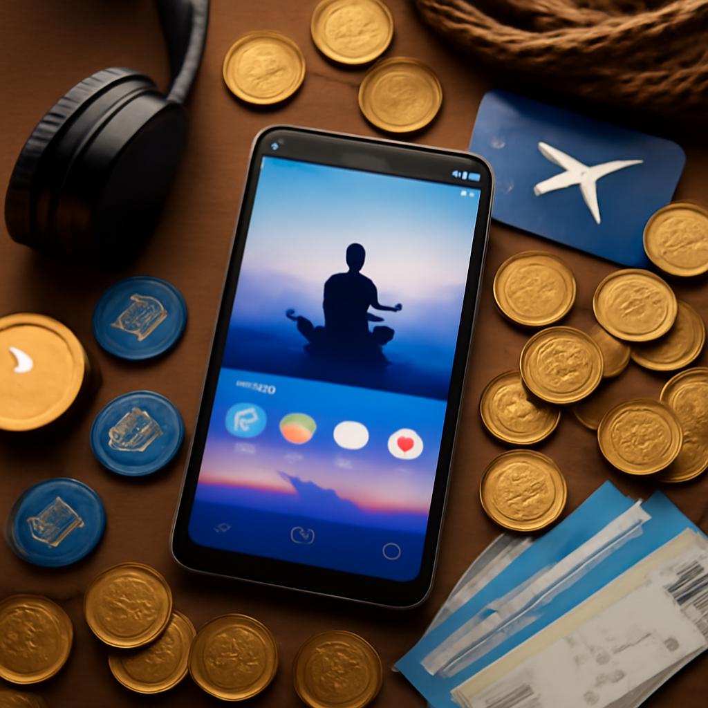 pontos para assinatura de apps de meditação
