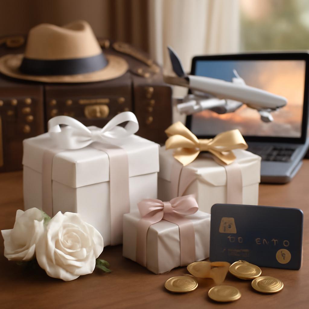 pontos para compra de presentes de casamento