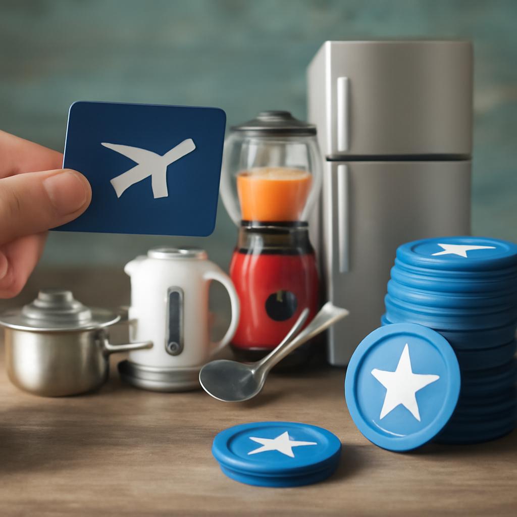 pontos para compra de utensílios domésticos