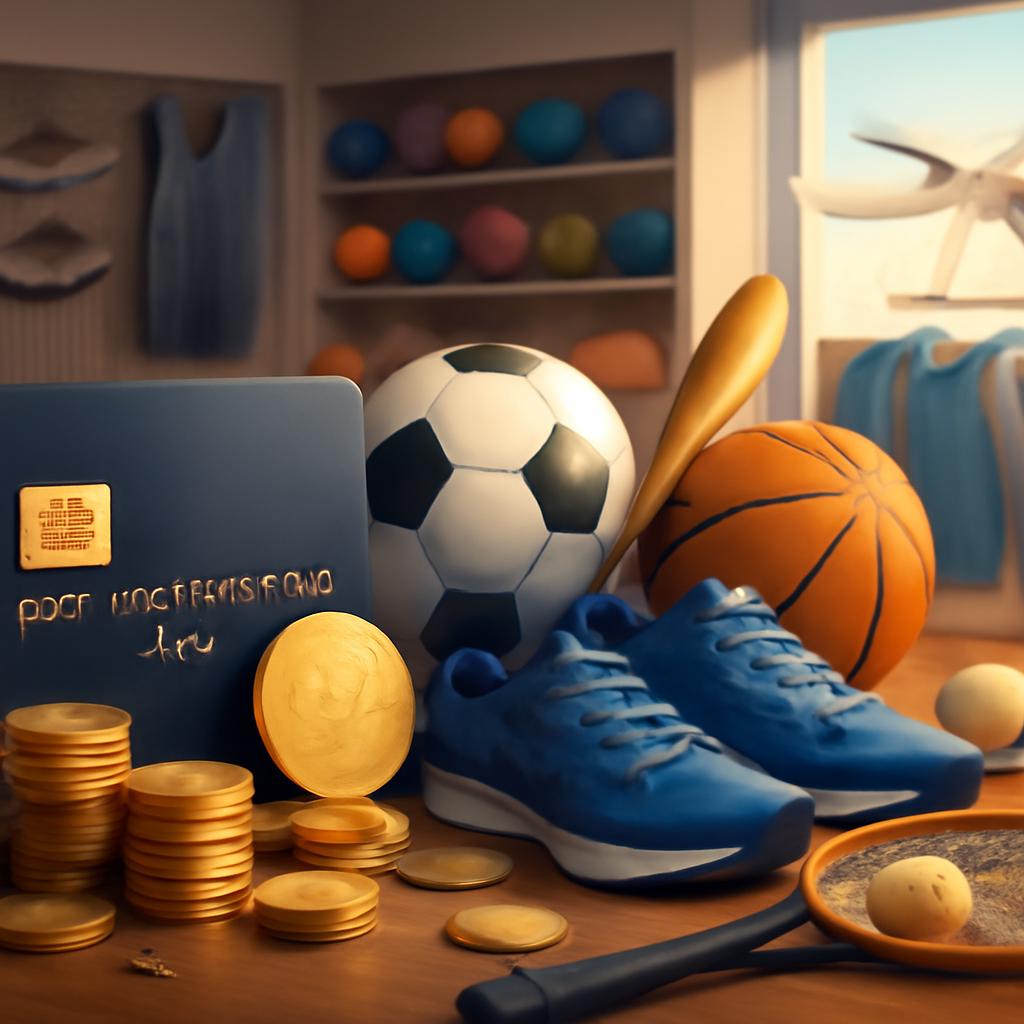 pontos para compras de material esportivo