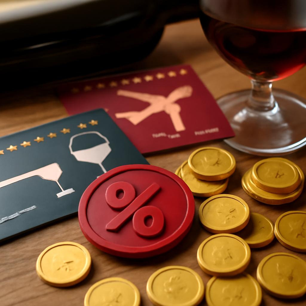 pontos para desconto em clubes de assinatura de vinhos