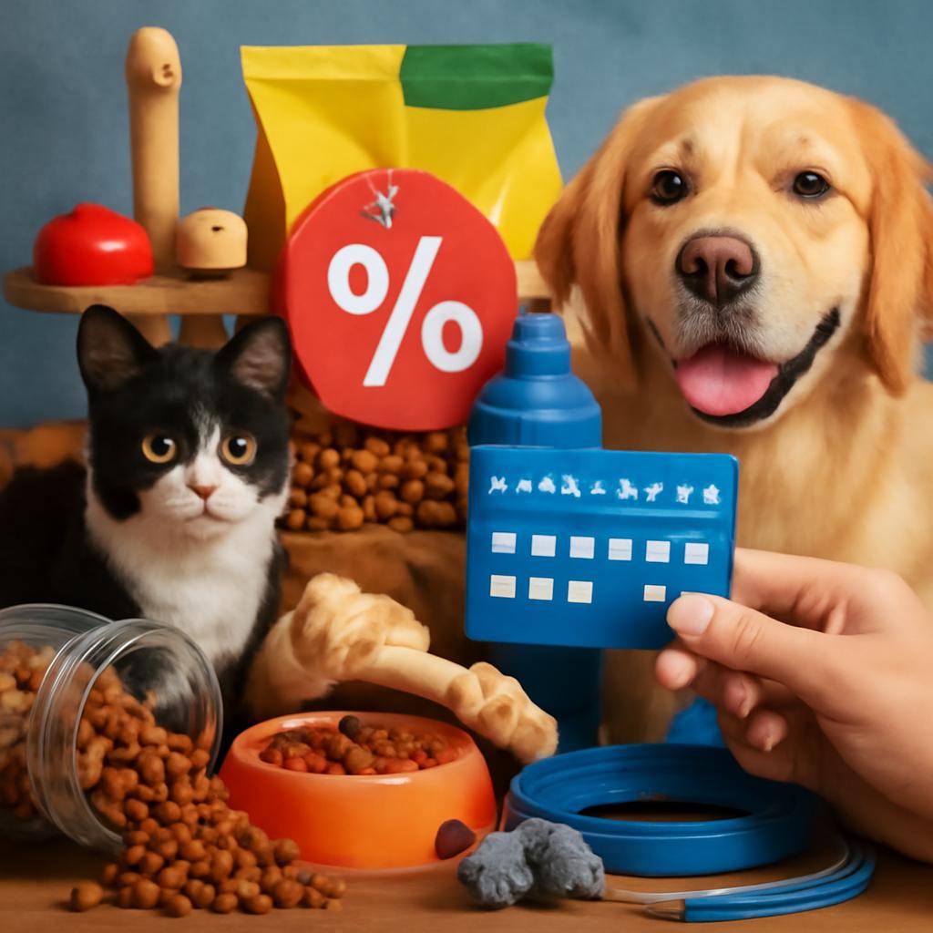 pontos para desconto em compra de produtos para pets