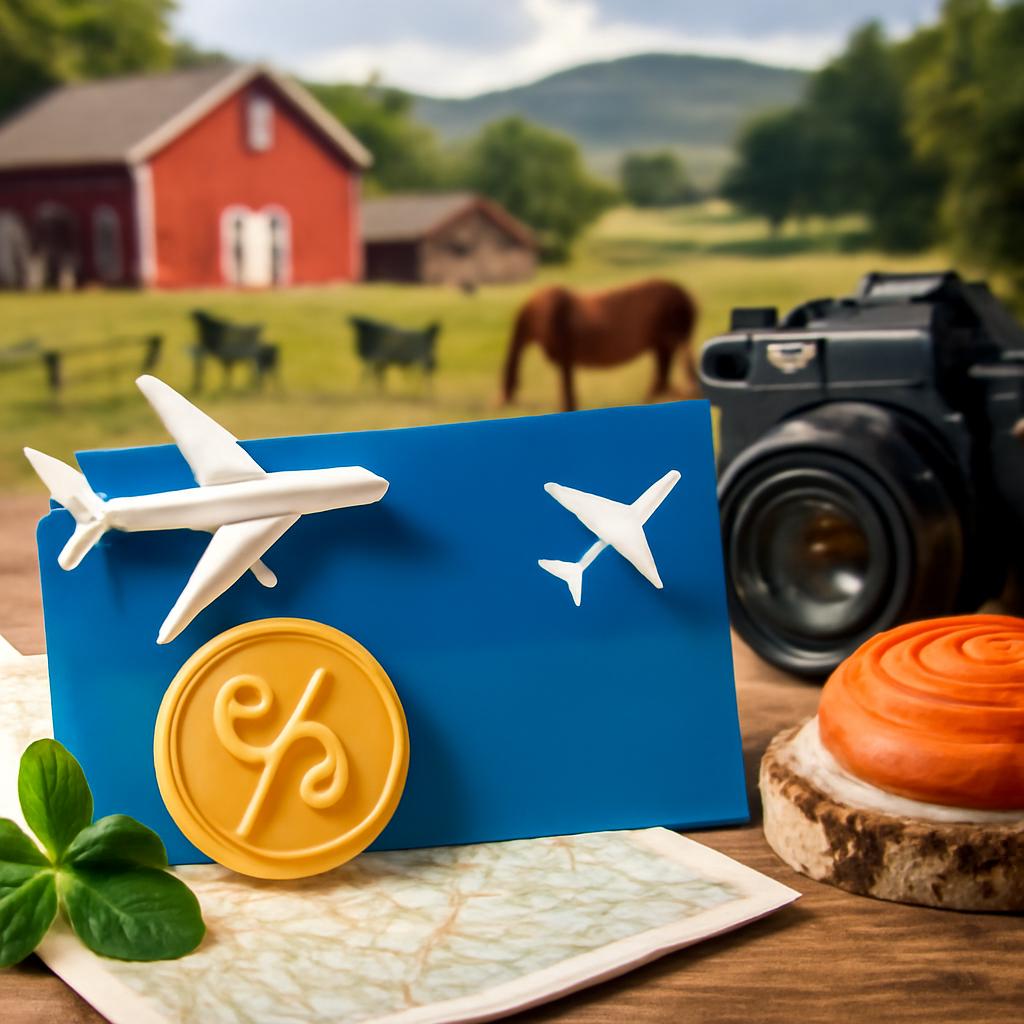 pontos para desconto em experiências de turismo rural