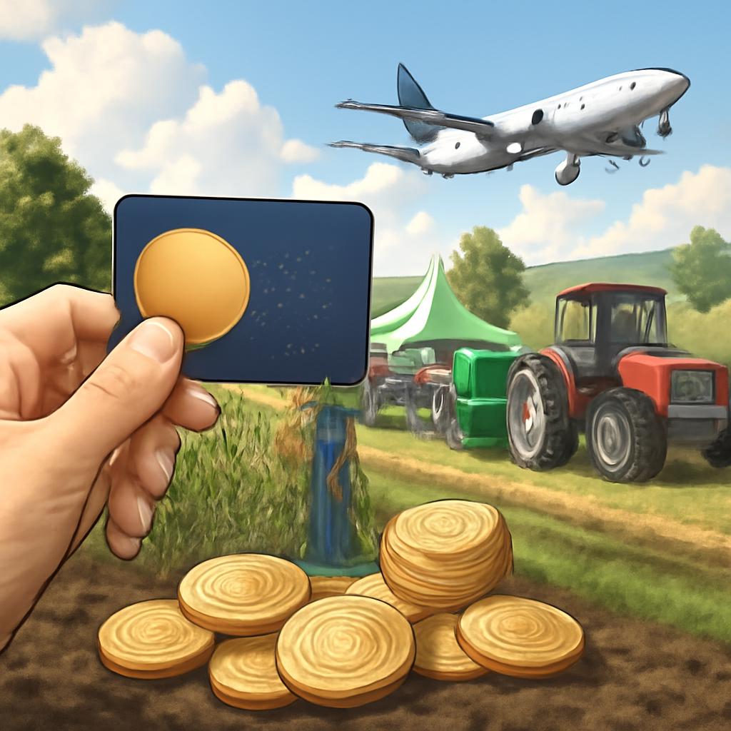 pontos para desconto em feiras agrícolas