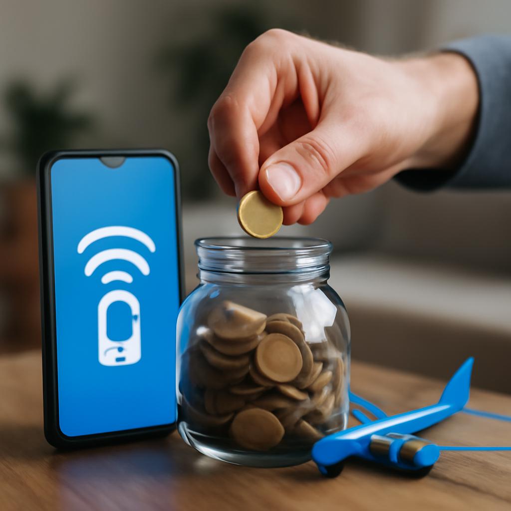 pontos para desconto em planos de telefonia móvel