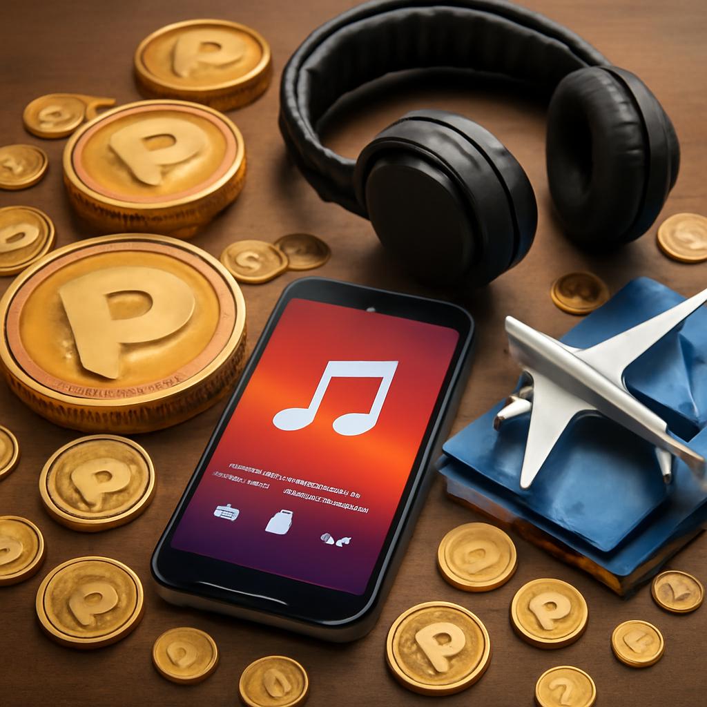 pontos para desconto em plataformas de streaming musical