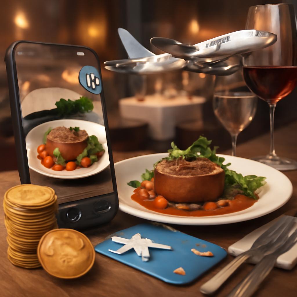 pontos para desconto em reservas de restaurantes gourmet