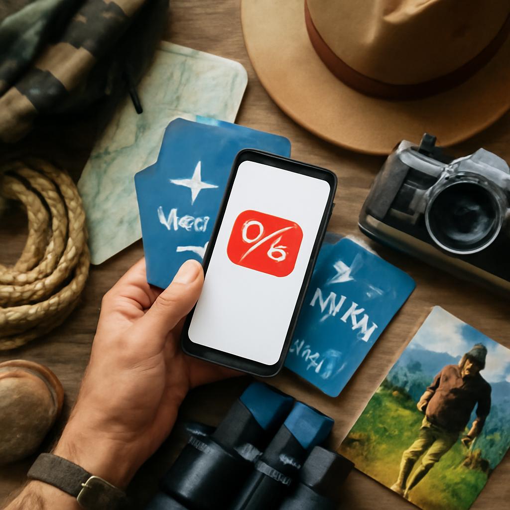 pontos para desconto em reservas de viagens de aventura