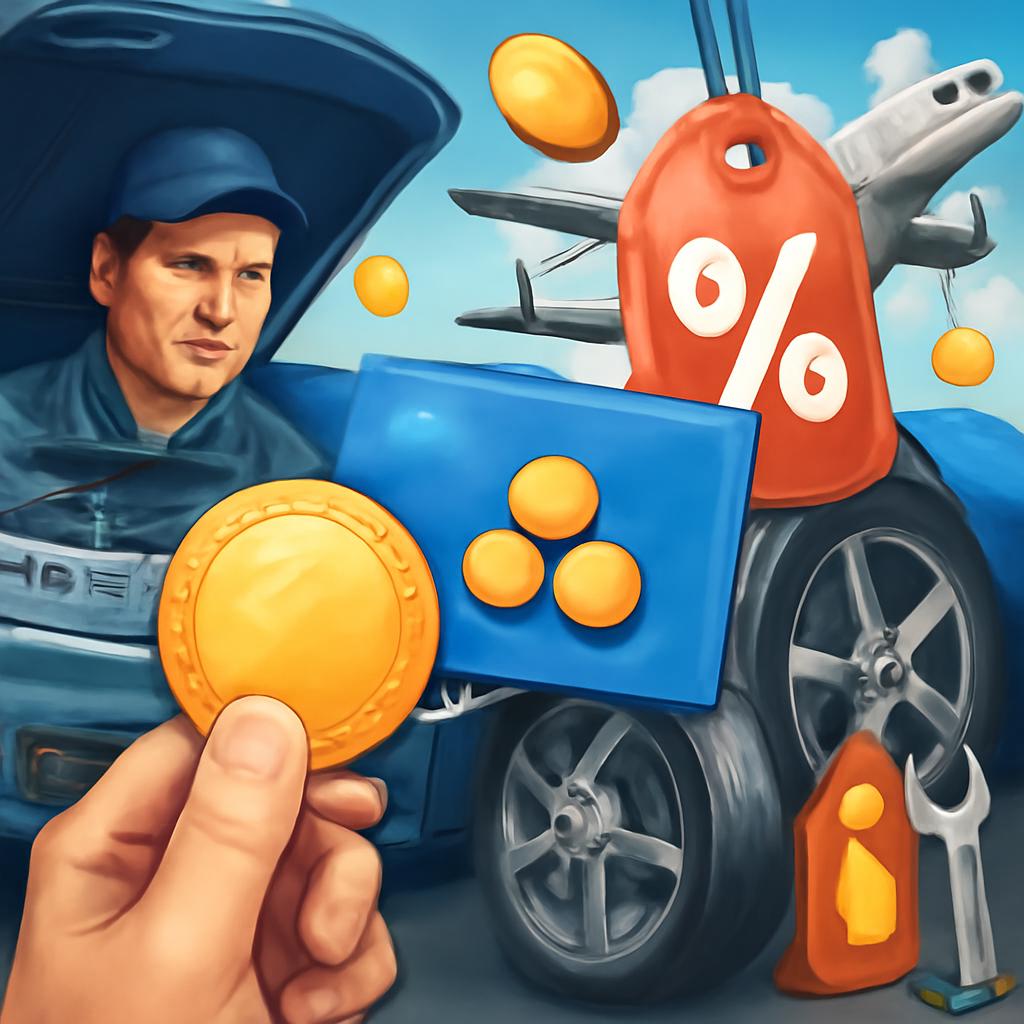 pontos para desconto em serviços automotivos