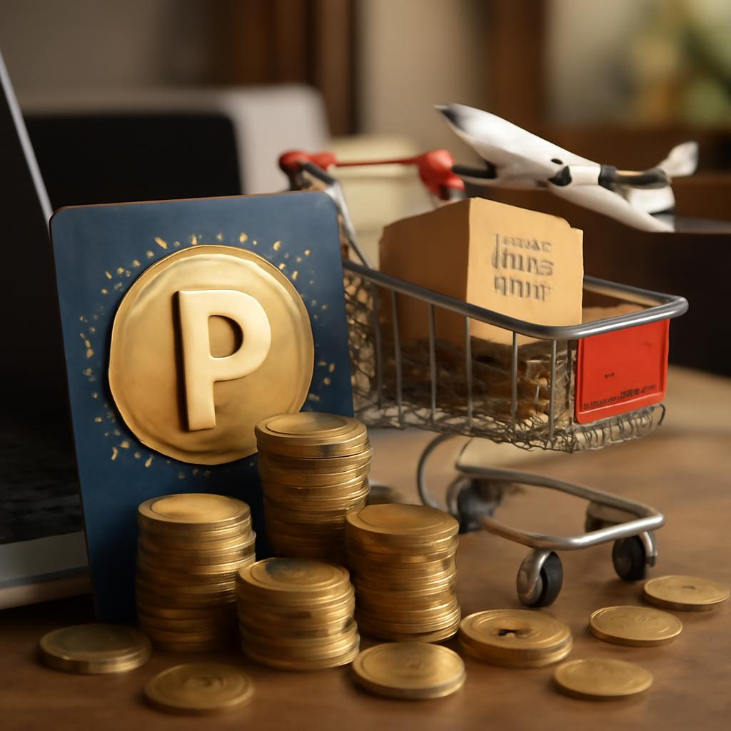 pontos para descontos em compras online