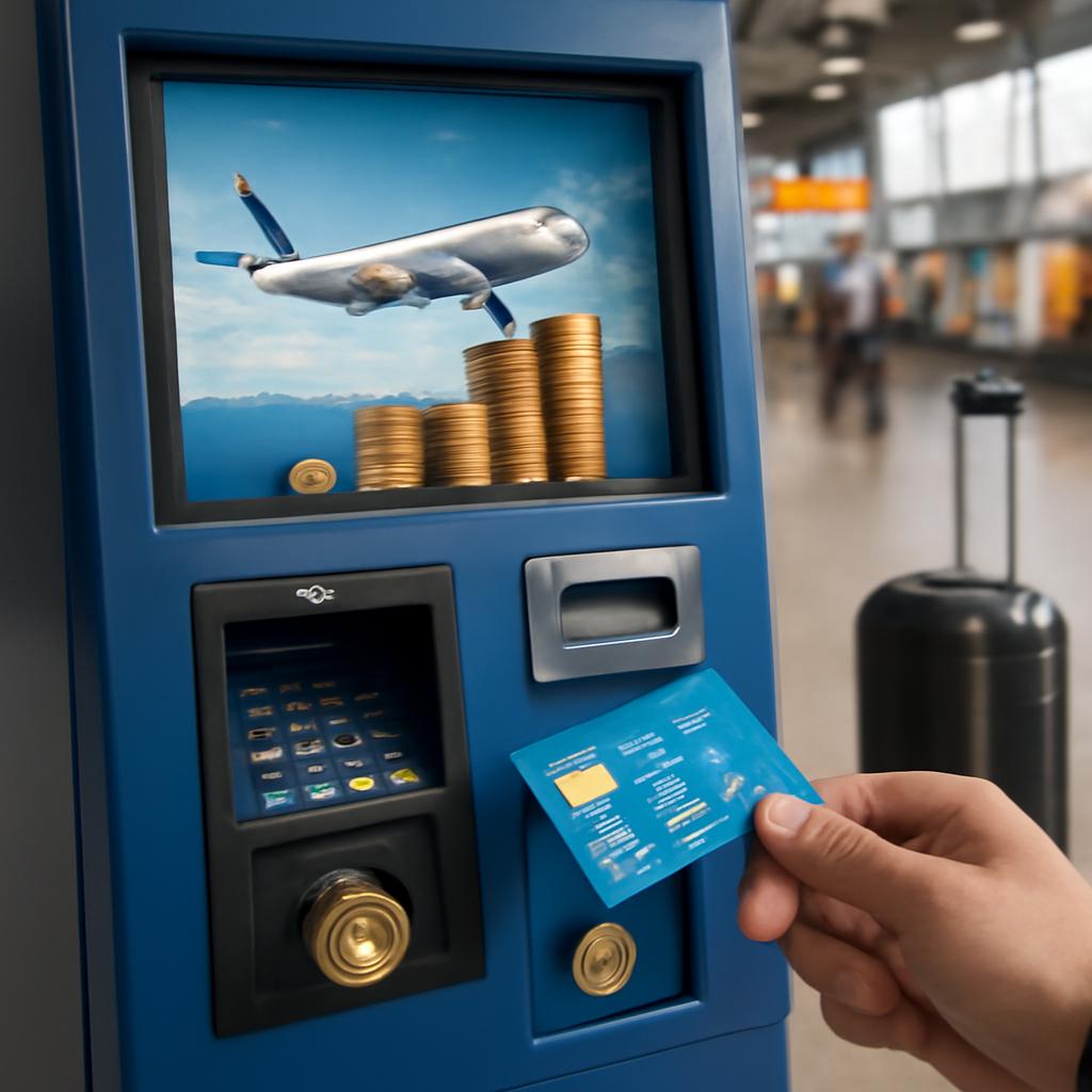 pontos para pagamento de taxas aeroportuárias