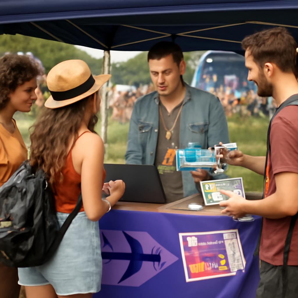 pontos para troca em ingressos de festivais de música