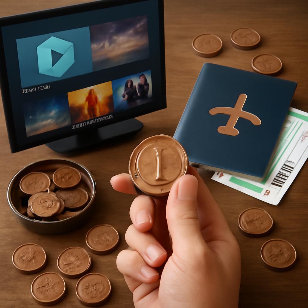 pontos podem ser usados em serviços de streaming?
