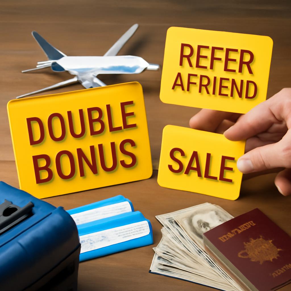promoção bônus duplo venda e indicação simultânea