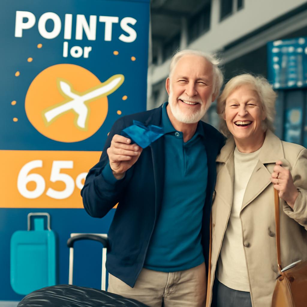 promoção de pontos para aposentados acima de 65 anos