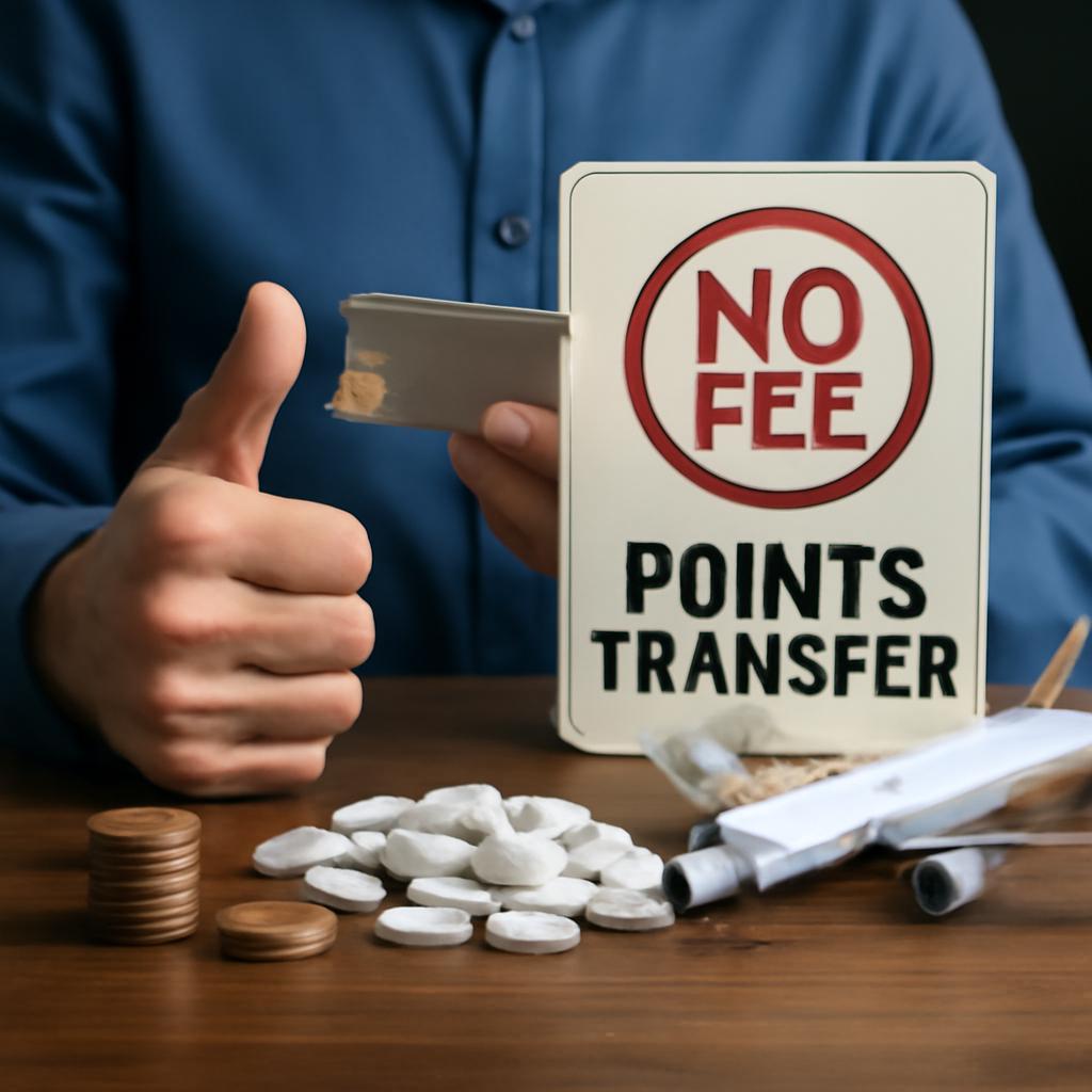 promoção de transferência de pontos sem taxa