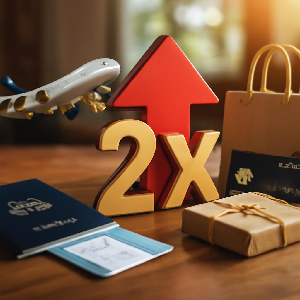 promoção dobrar pontos em compras específicas