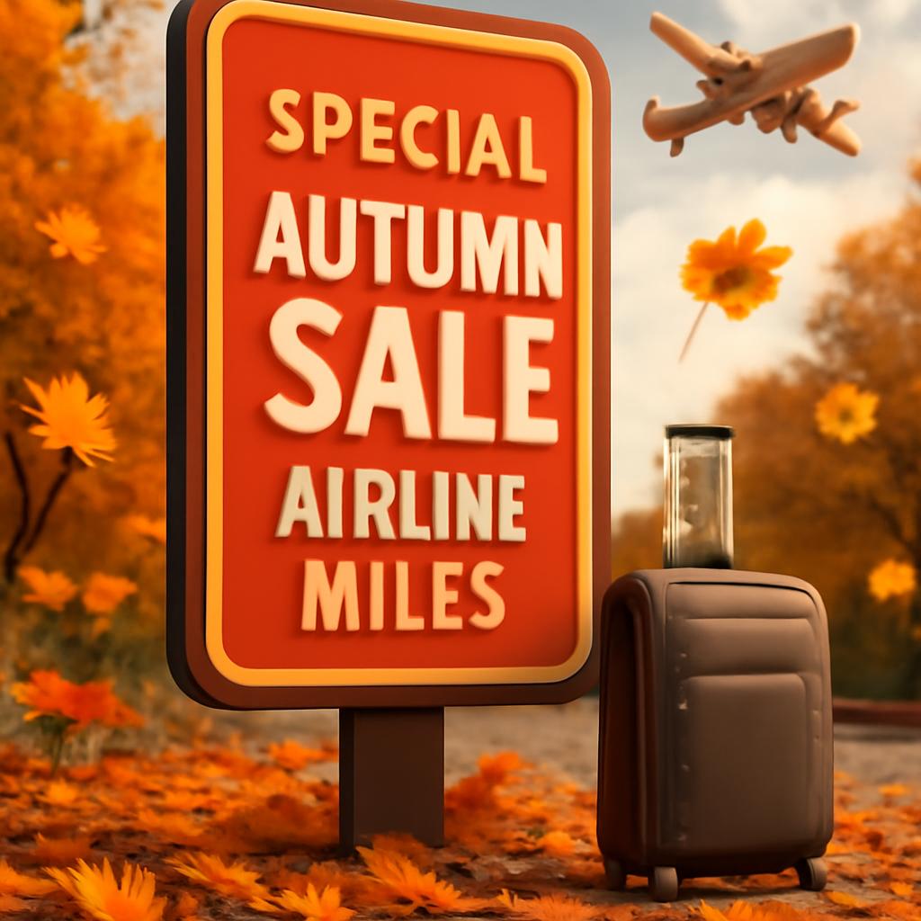 promoção especial de outono para pontos