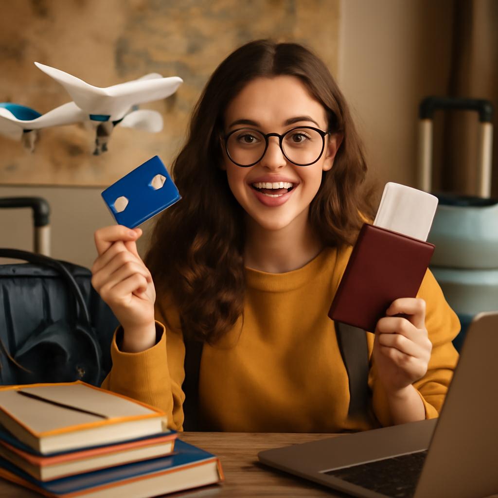 promoção especial para estudantes acumularem milhas