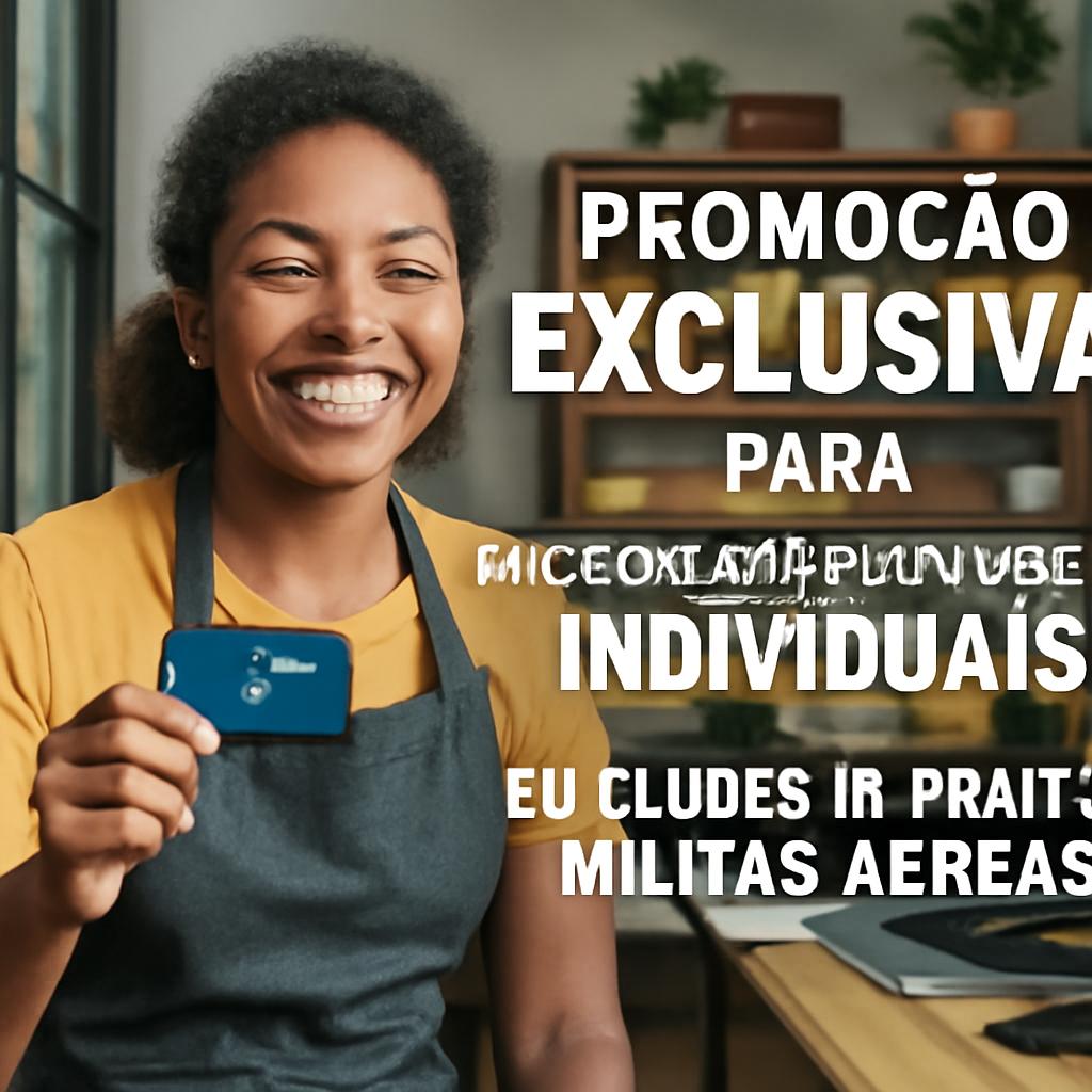 promoção exclusiva para microempreendedores individuais em clubes de pontos