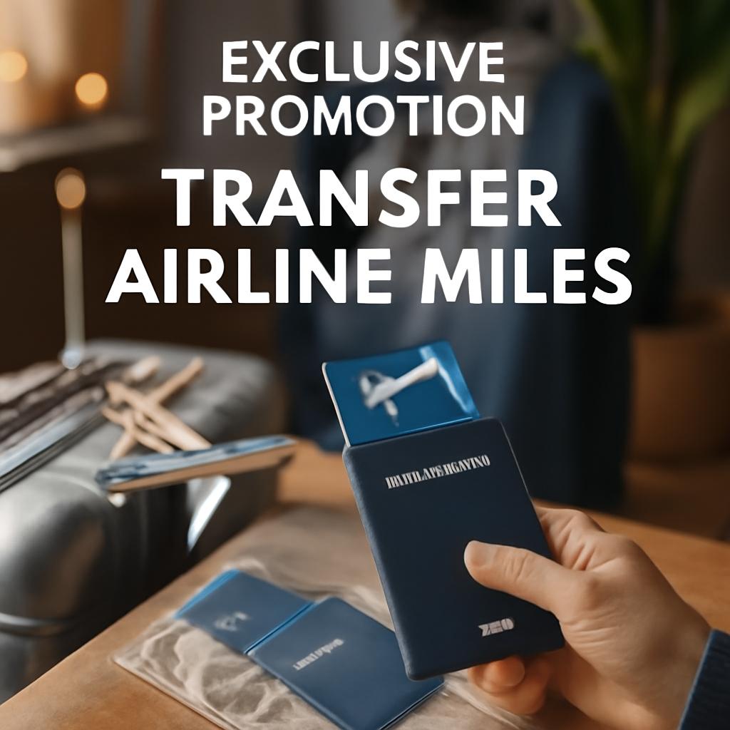 promoção exclusiva para transferência de pontos