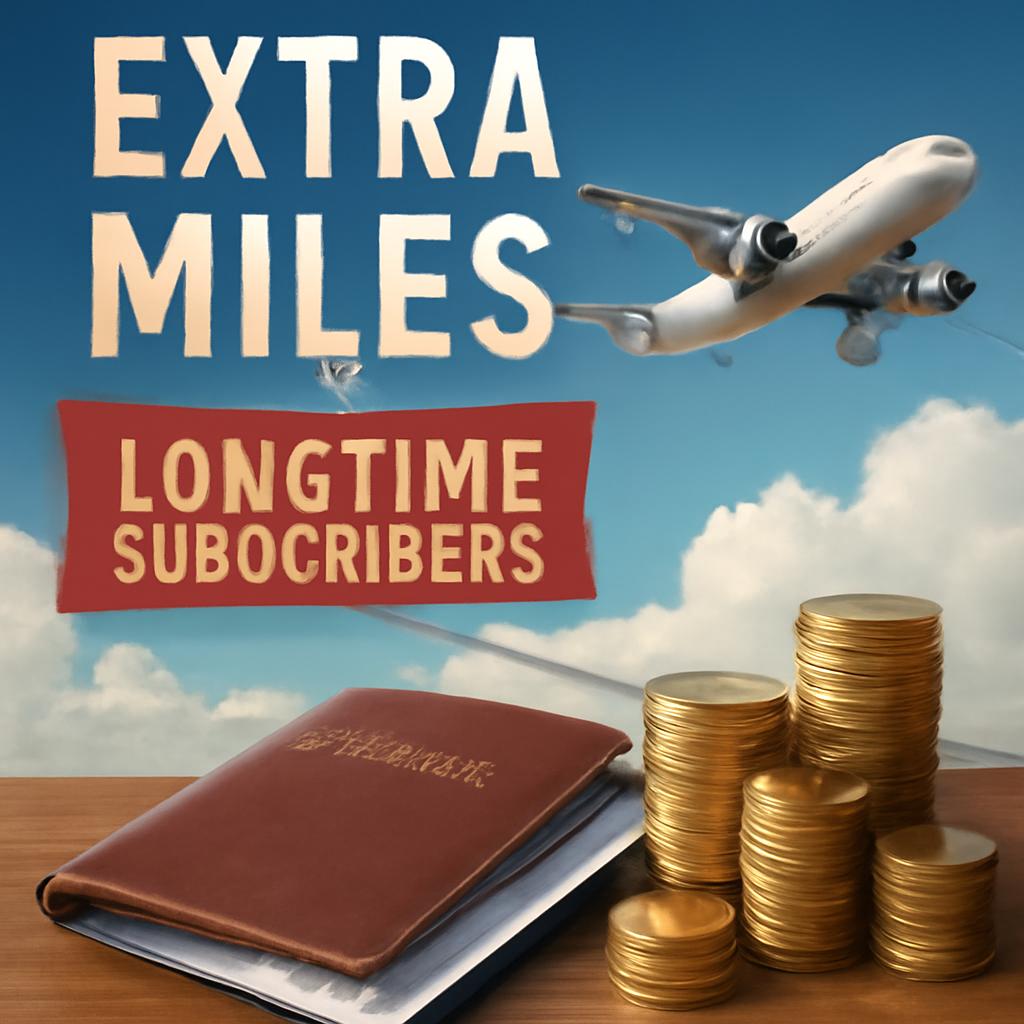 promoção milhas extras para assinantes antigos