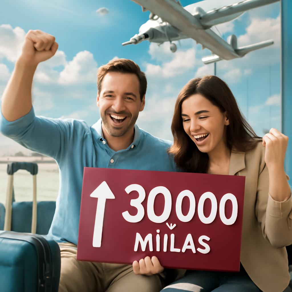 promoção para novas vendas milhas acima 30 mil