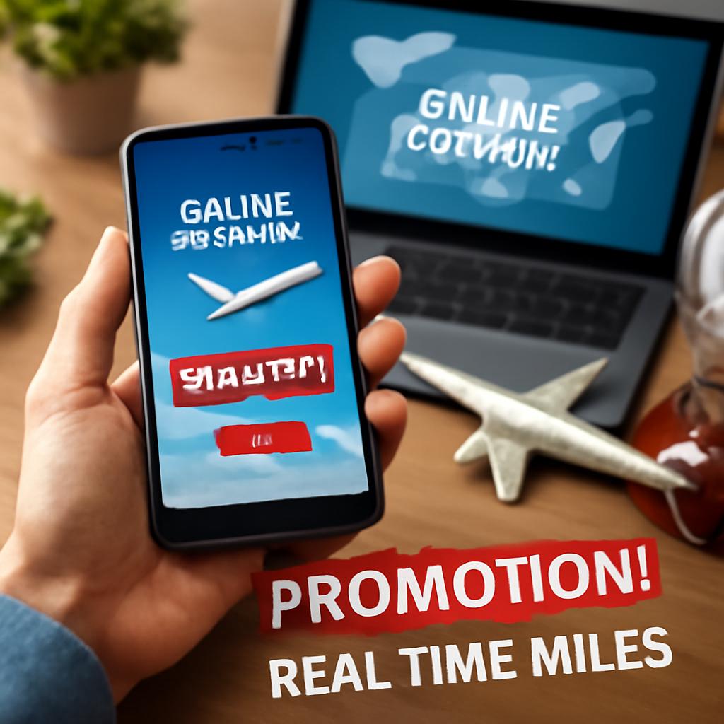promoção para vendas online de milhas em tempo real