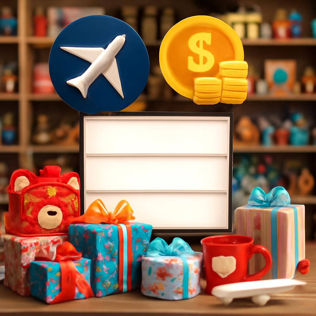 promoção points para compras em lojas de presentes criativos