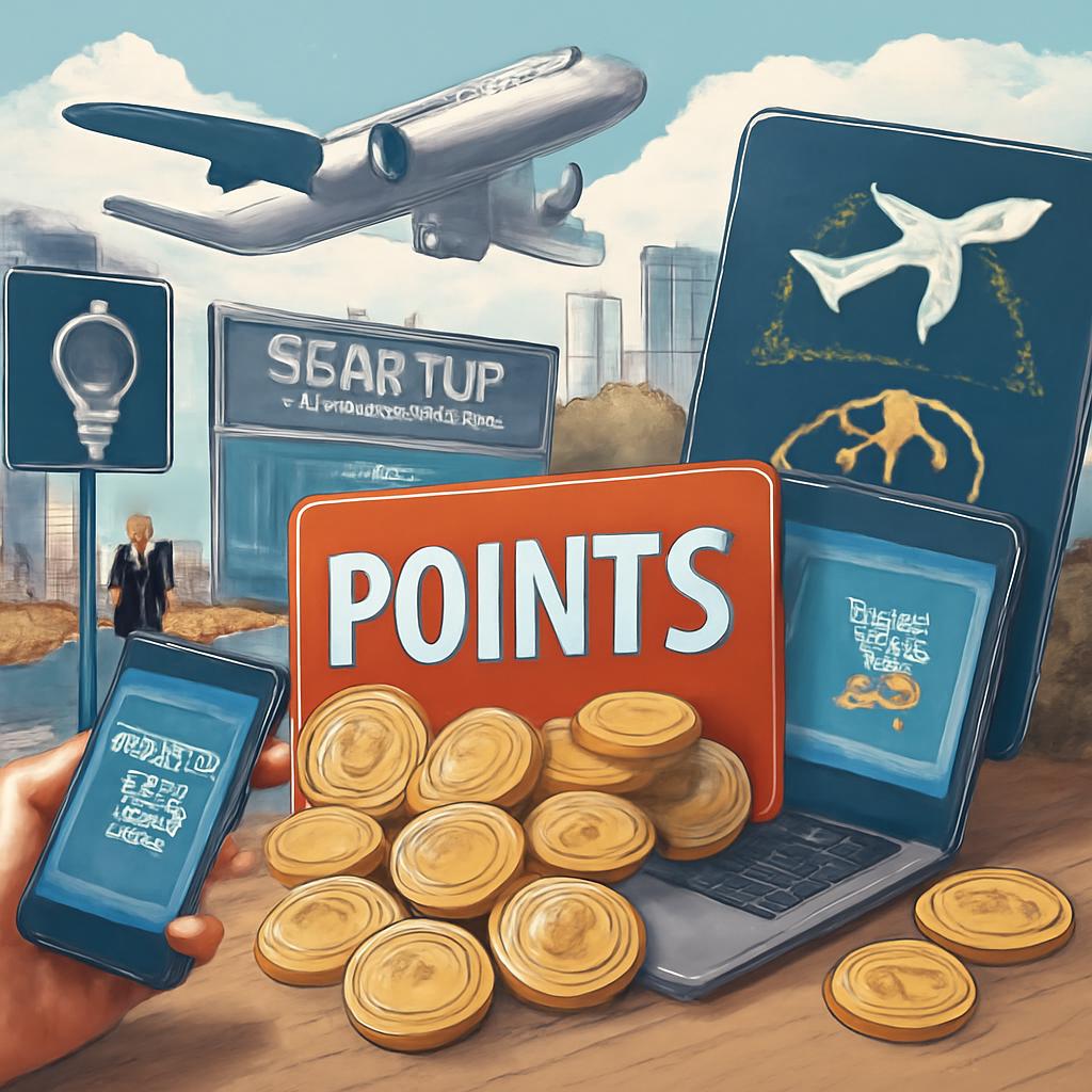 promoção points para compras em plataformas de aceleração de startups