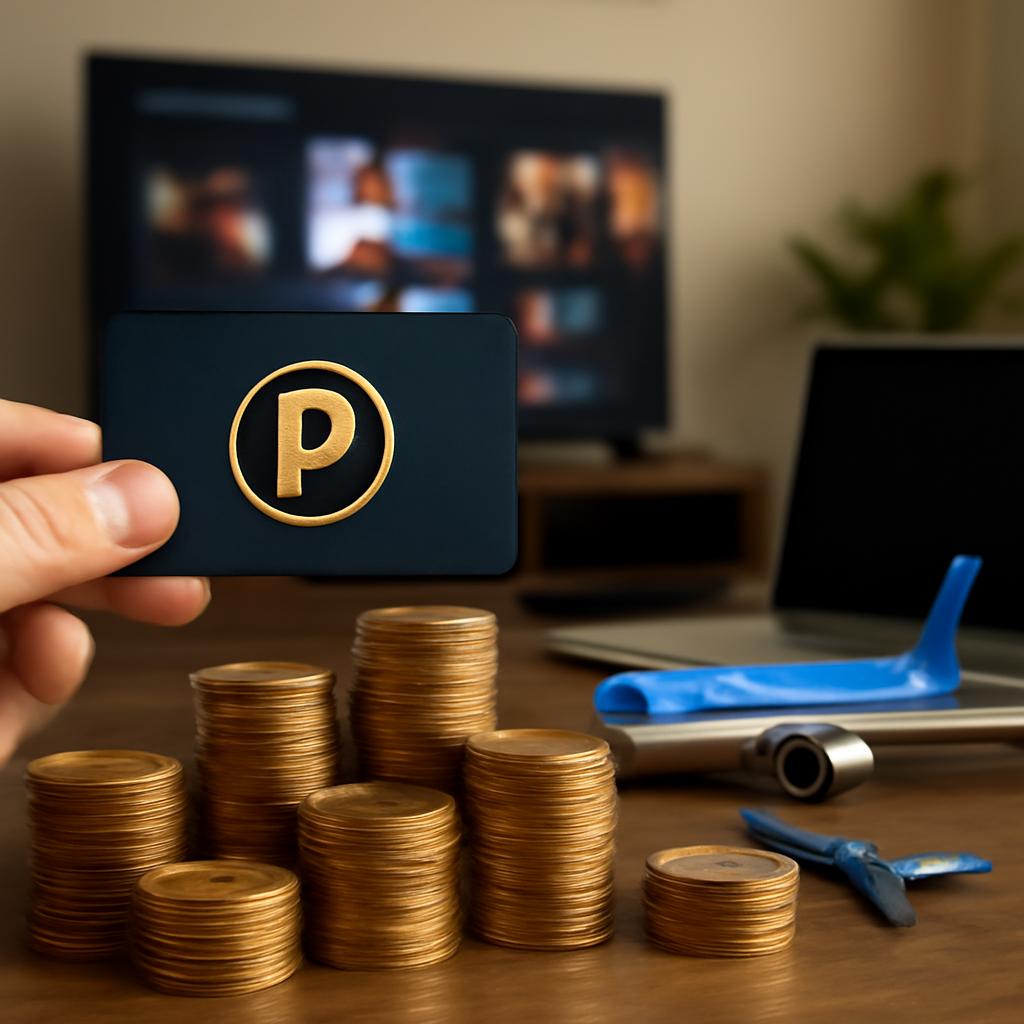 promoção points para compras em plataformas de conteúdo premium