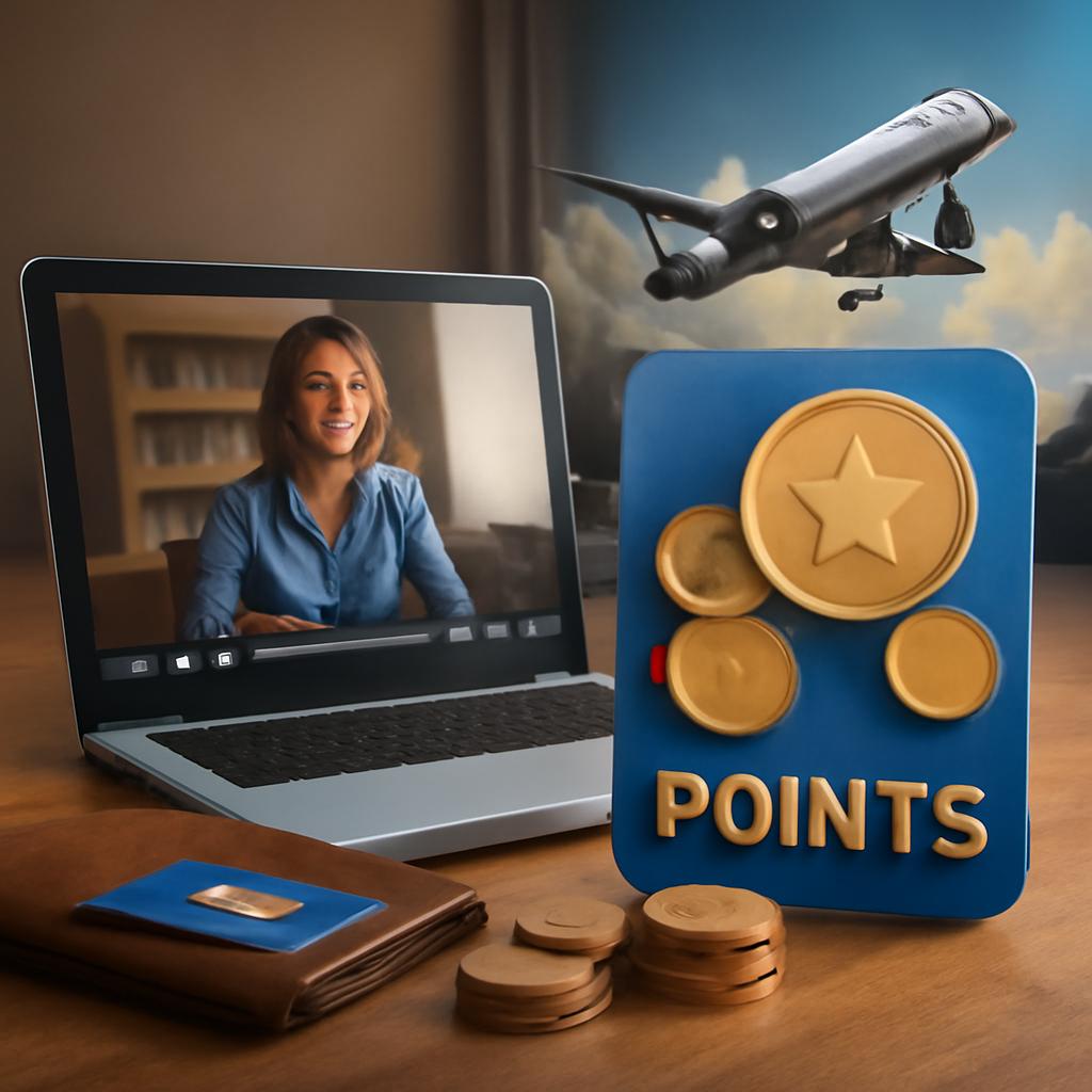 promoção points para compras em plataformas de cursos online