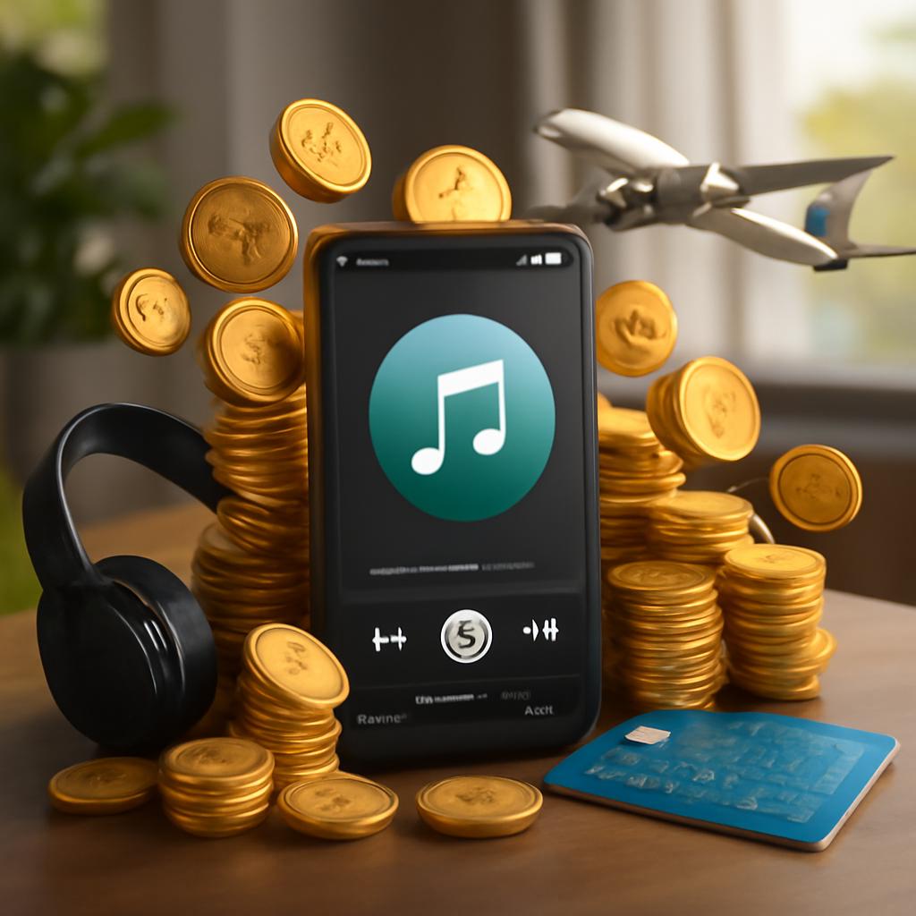 promoção points para pagamento de streaming de música