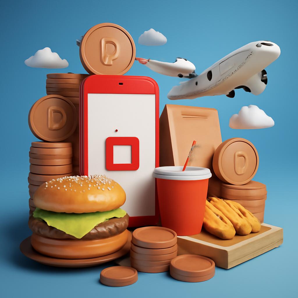 promoção pontos para compras em apps delivery
