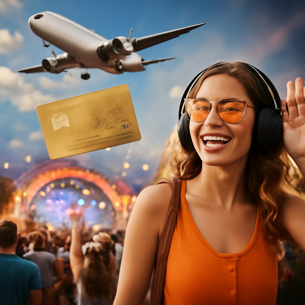 promoção venda de milhas experiências em festivais