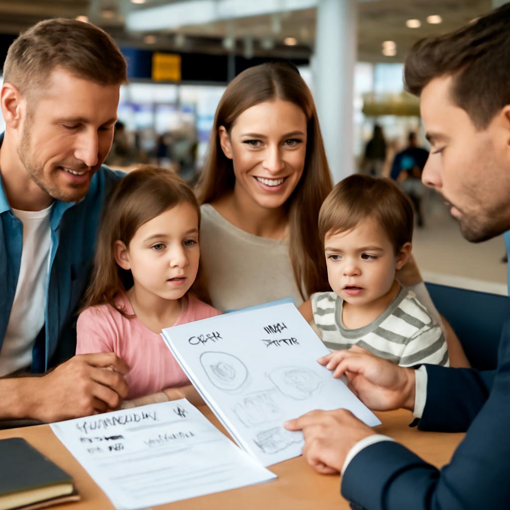 quais regras para venda de milhas para viajar com crianças