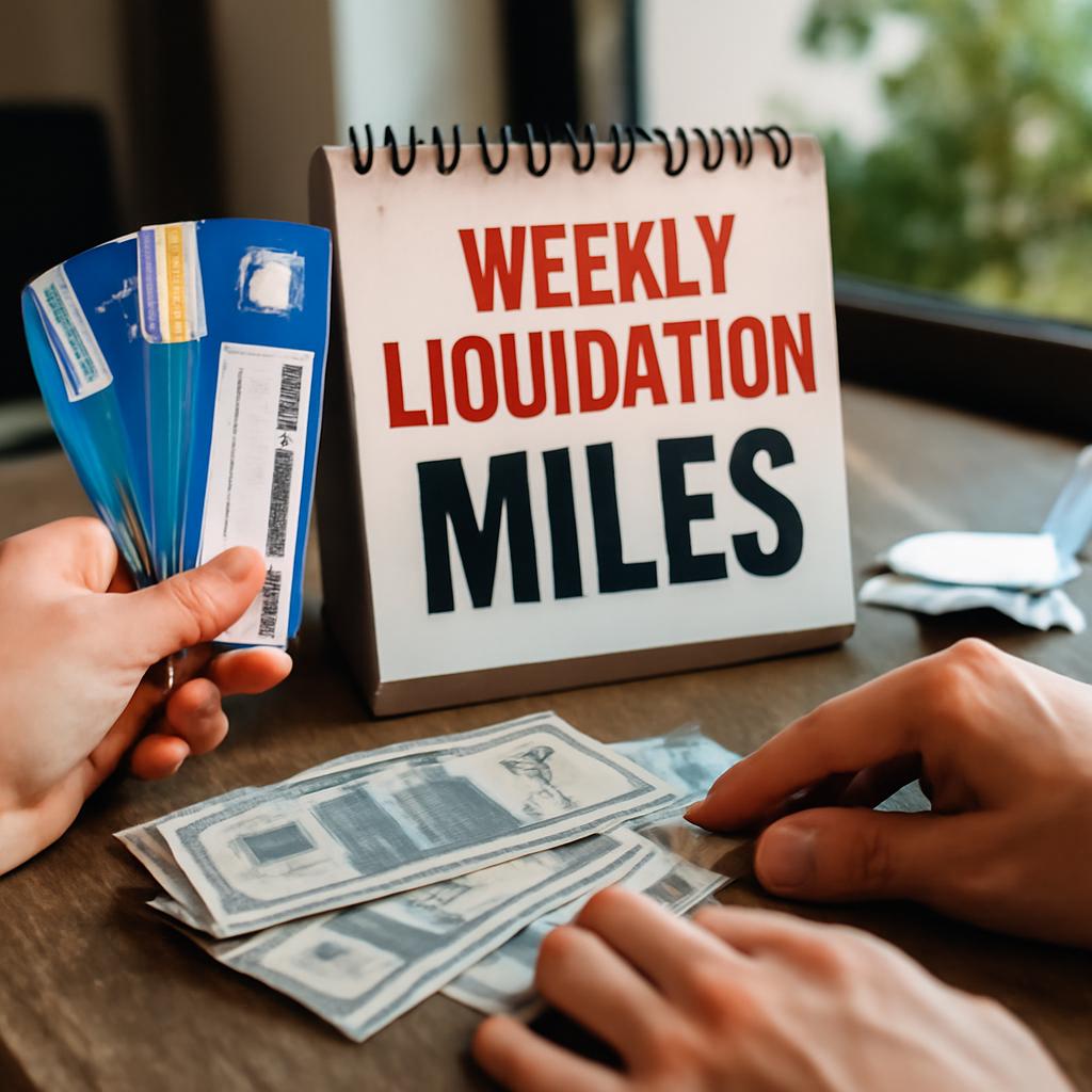 venda de milhas com liquidação semanal