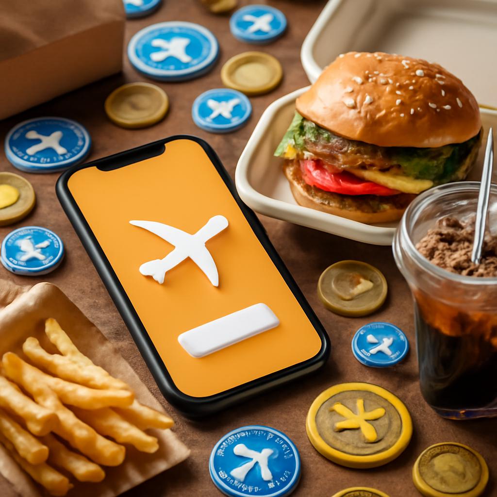 acúmulo de milhas em compras em aplicativos de delivery