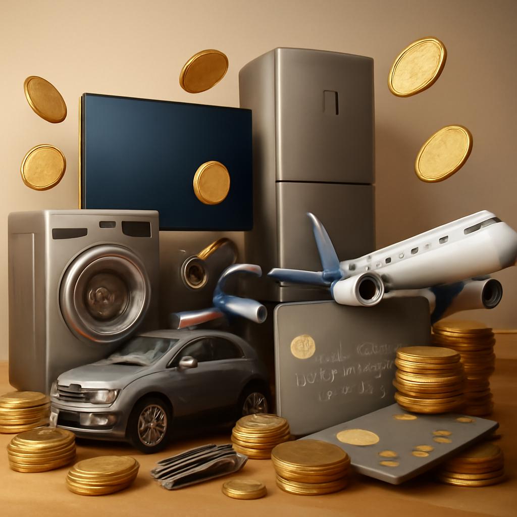 acúmulo de pontos em compras de bens duráveis