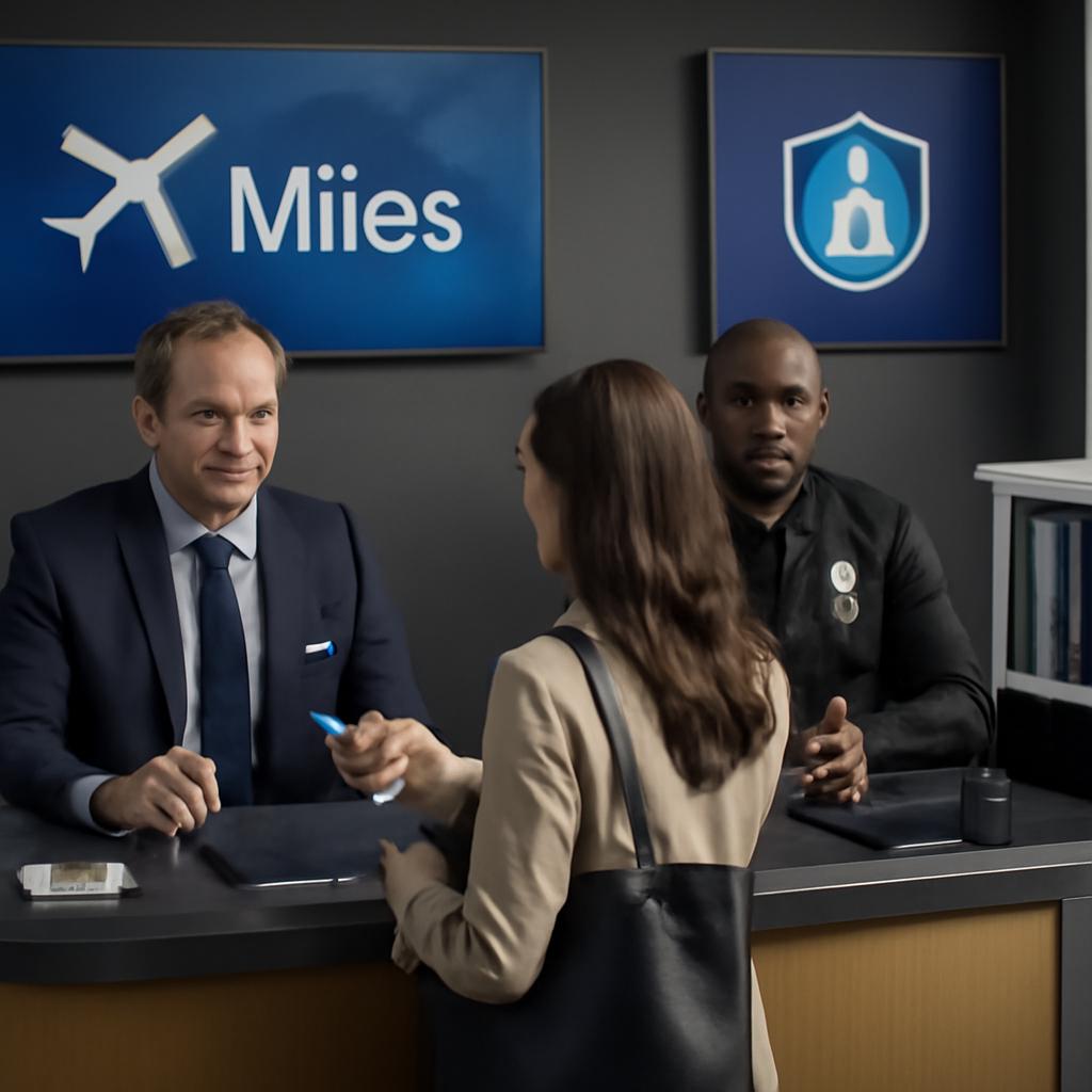 balcão de milhas e segurança