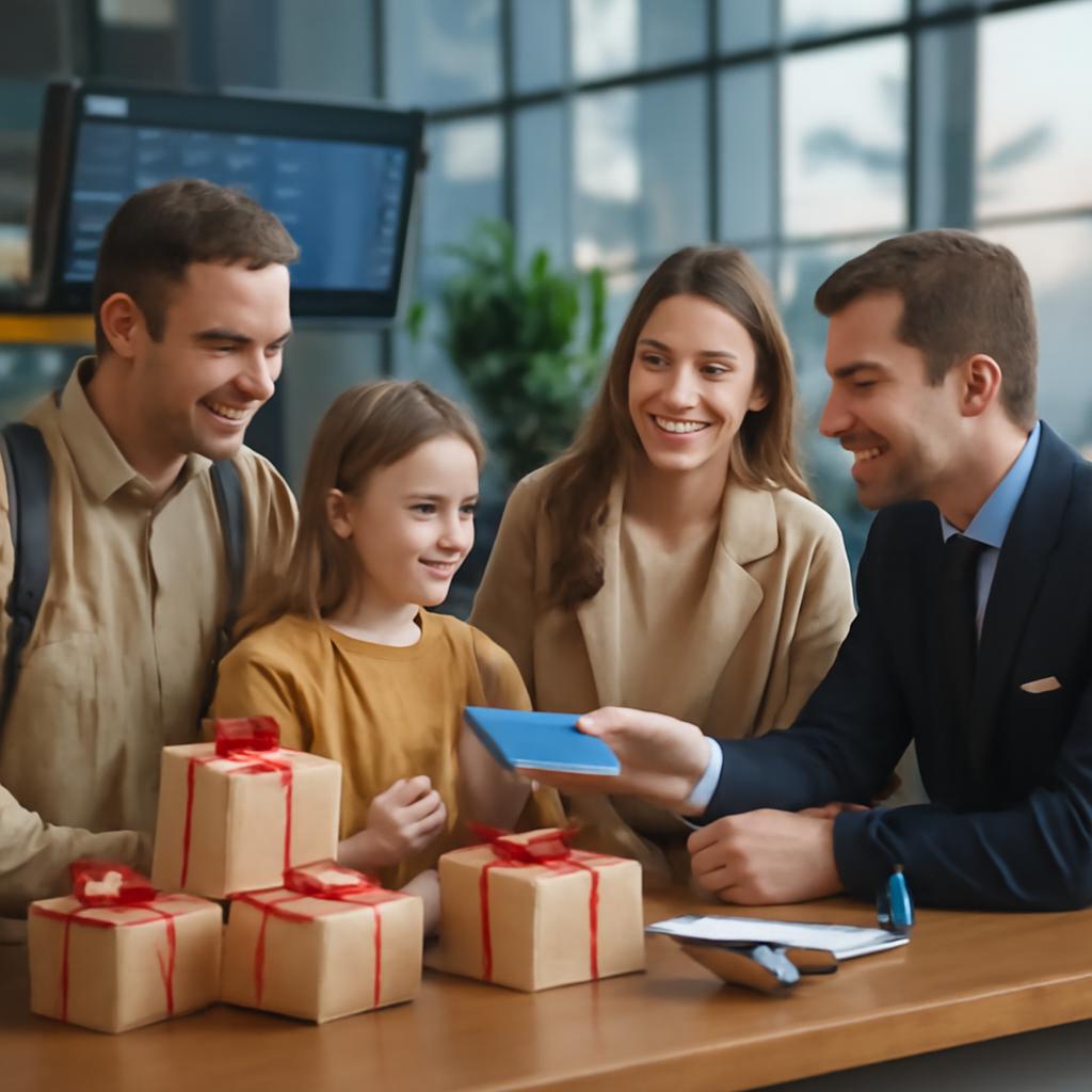 balcao de milhas presentes para familiares