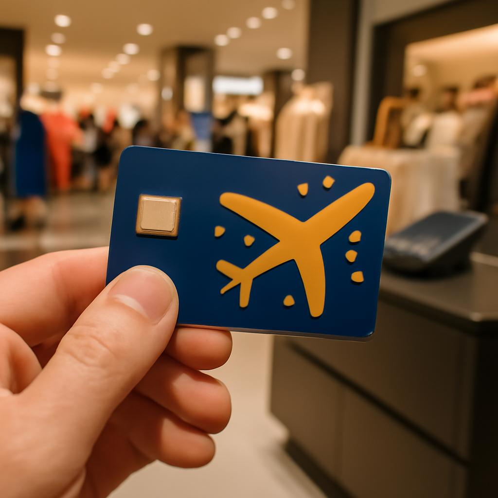 cartão de loja acúmulo extra de pontos