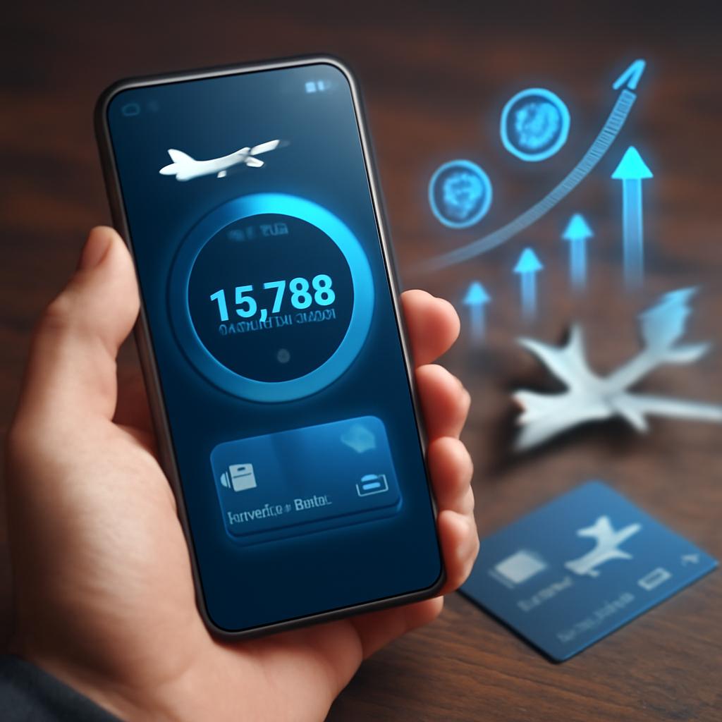 cartão digital acúmulo de pontos em tempo real