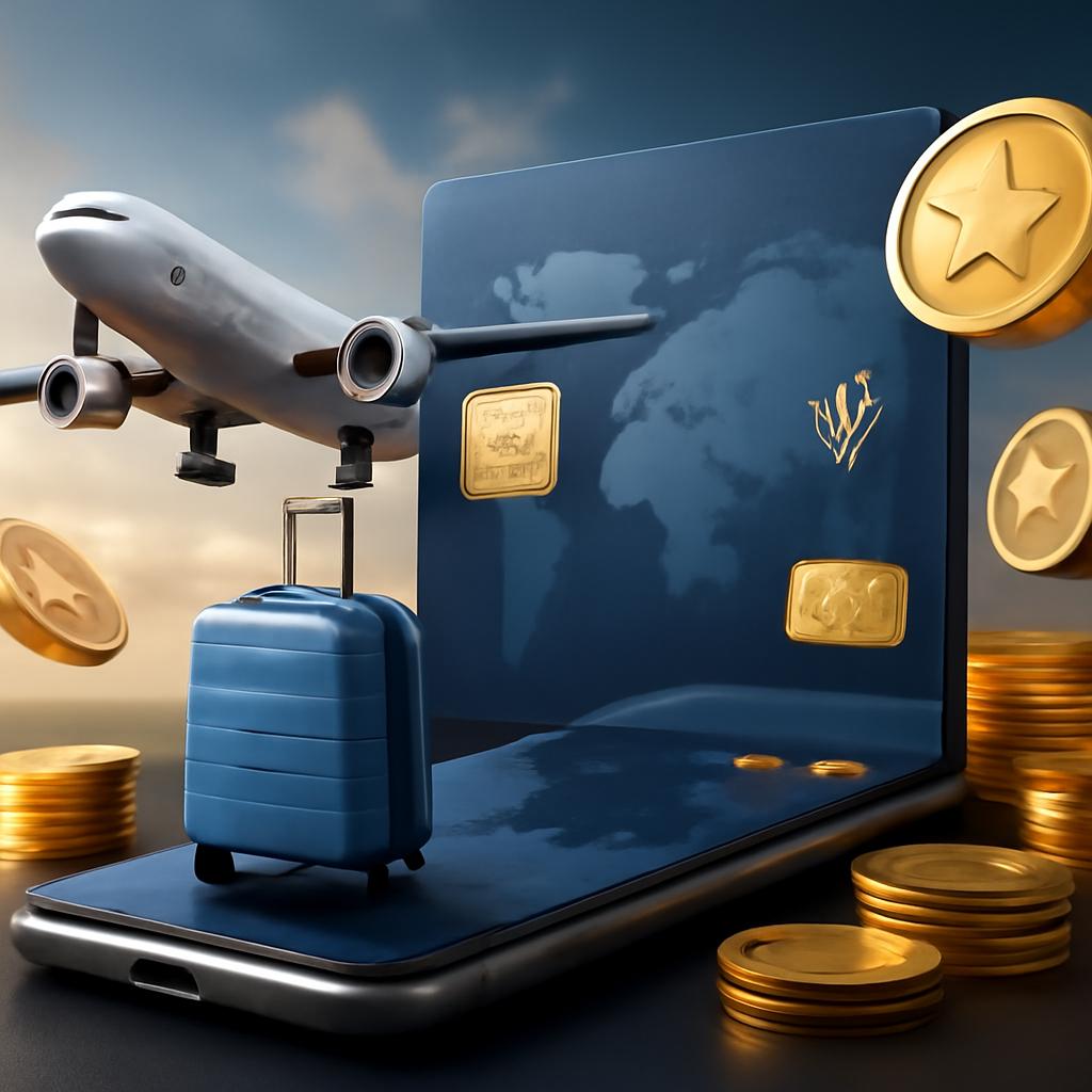 cartão digital acúmulo rápido de pontos em viagens