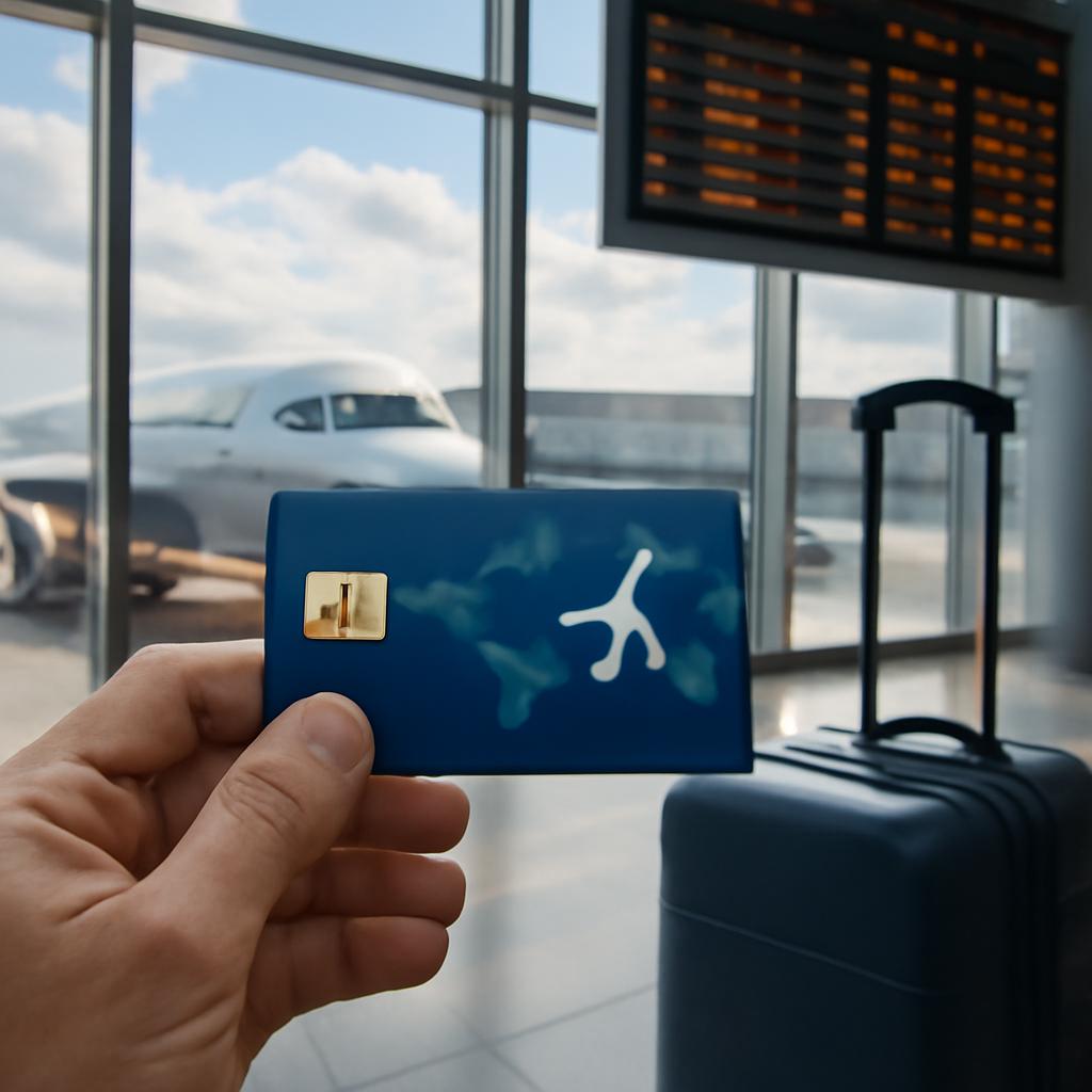 cartão digital para acúmulo automatizado em viagens