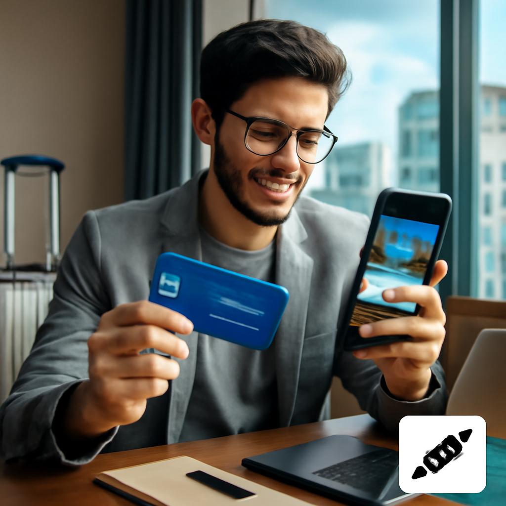 cartão digital promo reservas viagens para startups tech